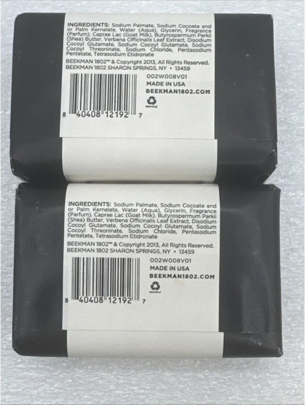Lot Of 14 Beekman 1802 Goat Milk 3.5oz Palm Bar Soaps Vanilla, Davesforth…